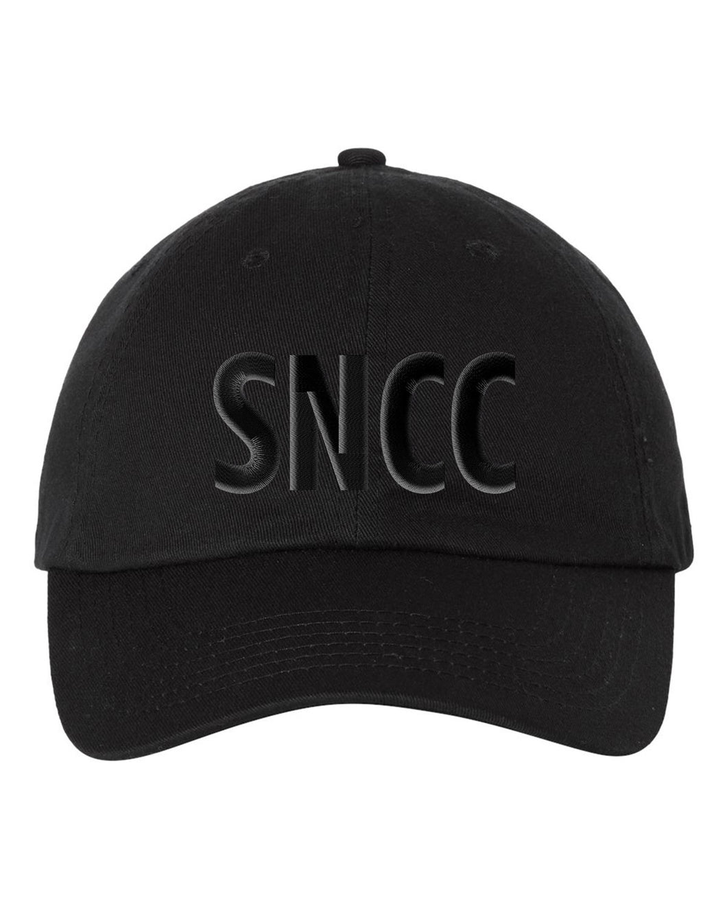 SNCC Black on Black Embroidered Hat